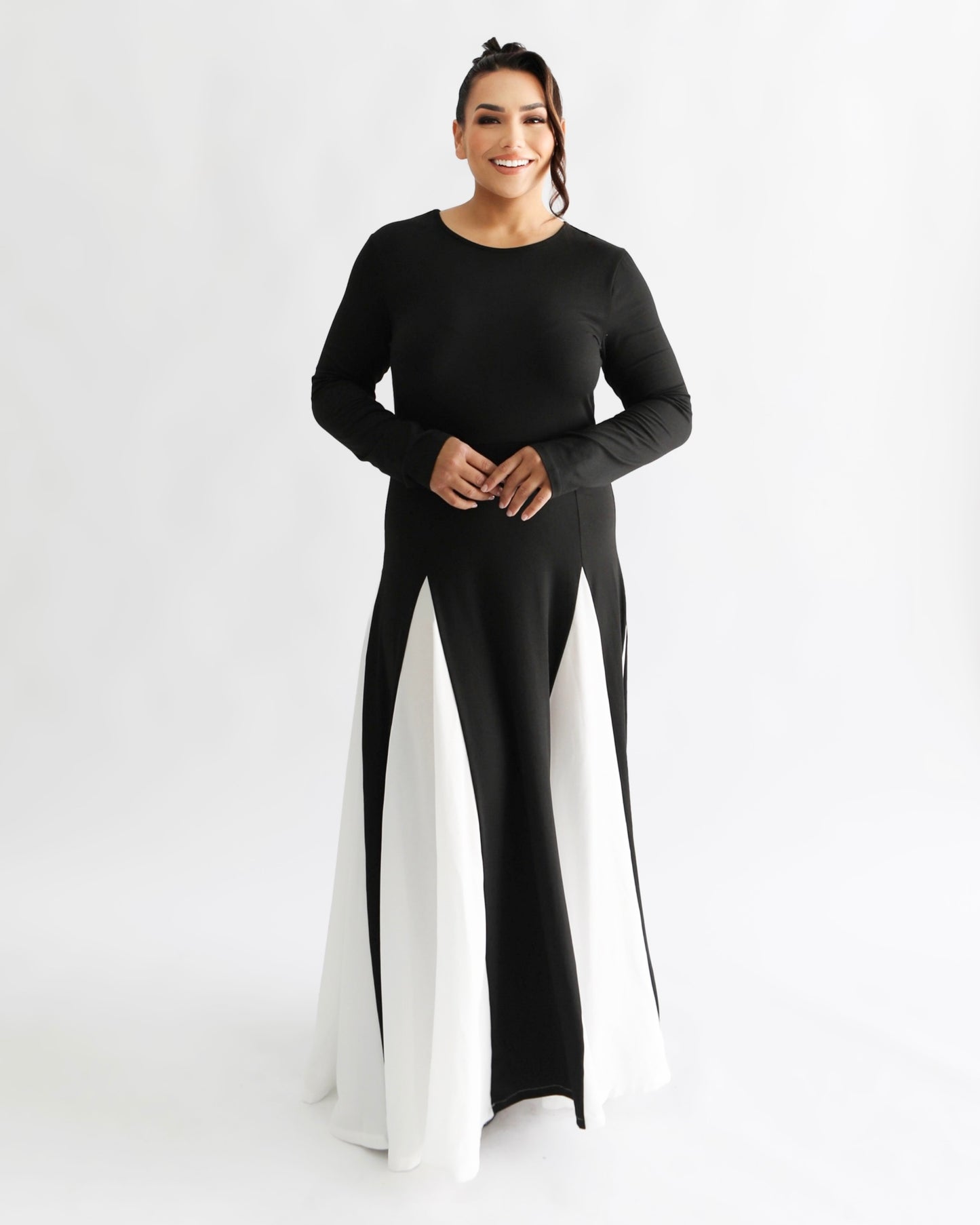 Viral Contrast Dress