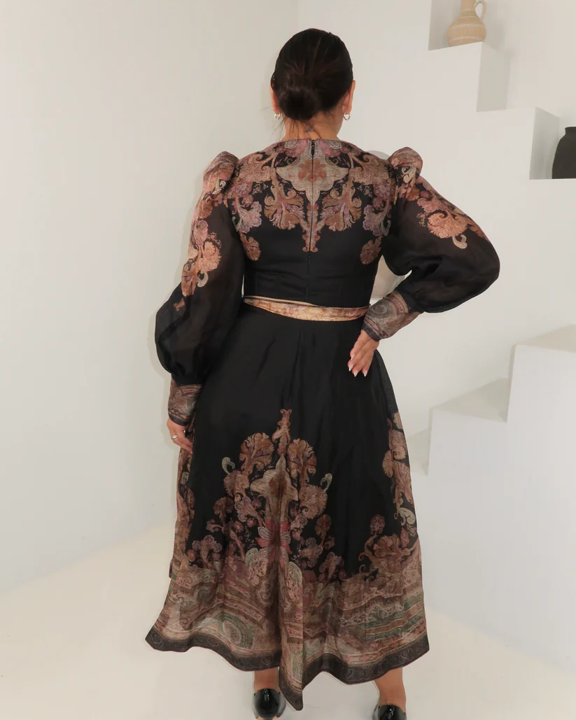 Zimmermann Illustration Midi Dress