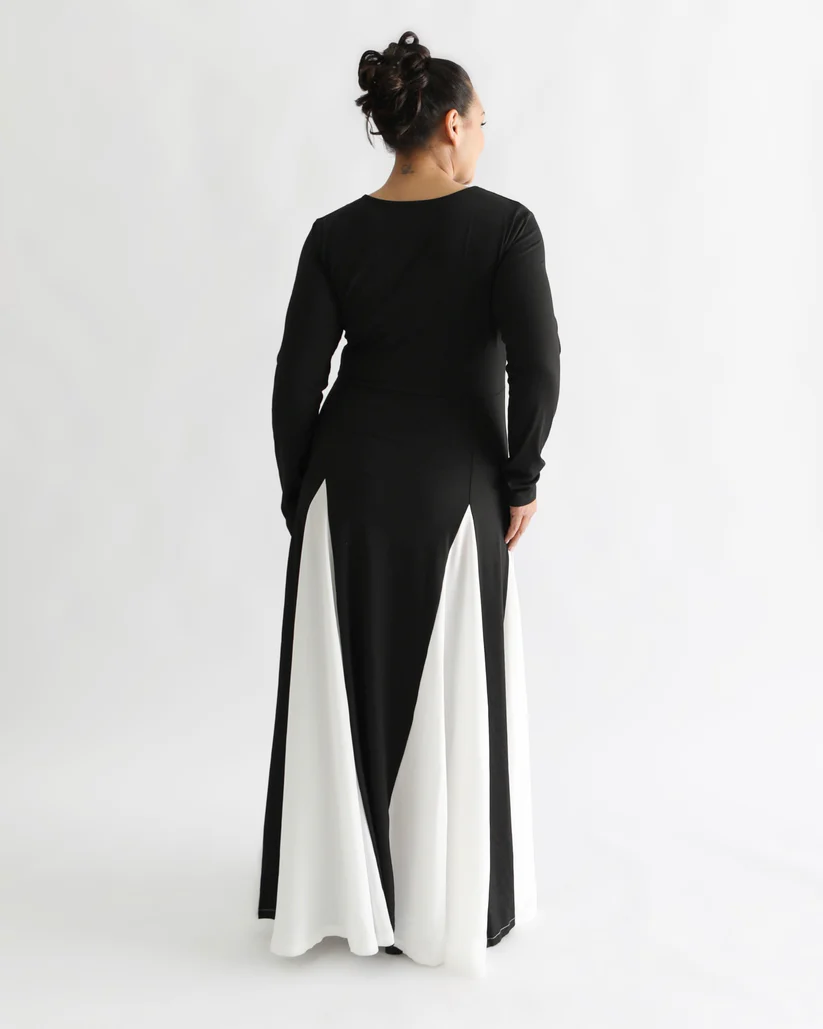 Viral Contrast Dress