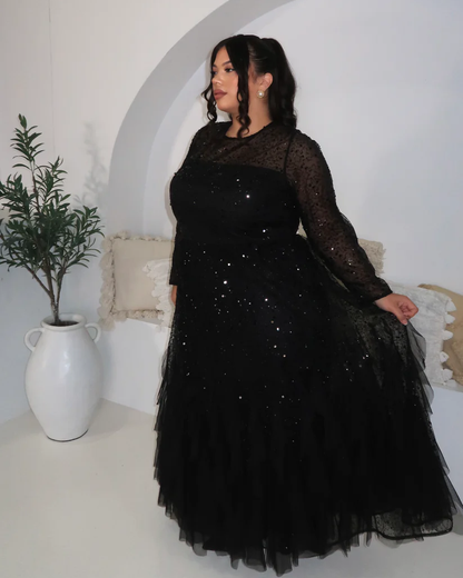 City Chic Black Radiant Maxi Dress