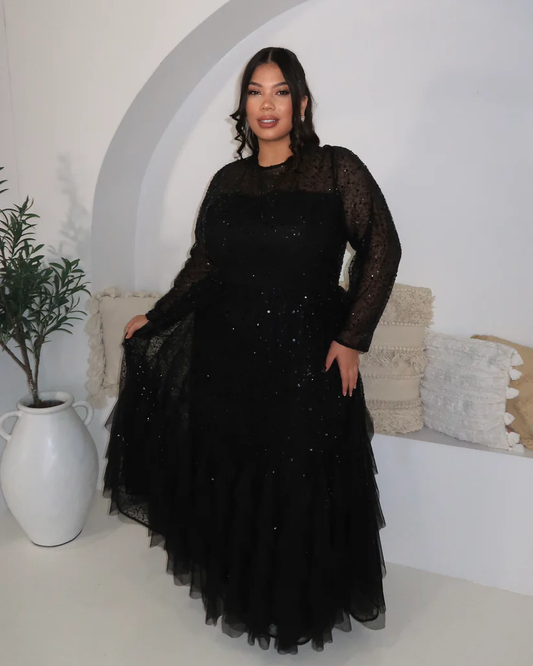 City Chic Black Radiant Maxi Dress