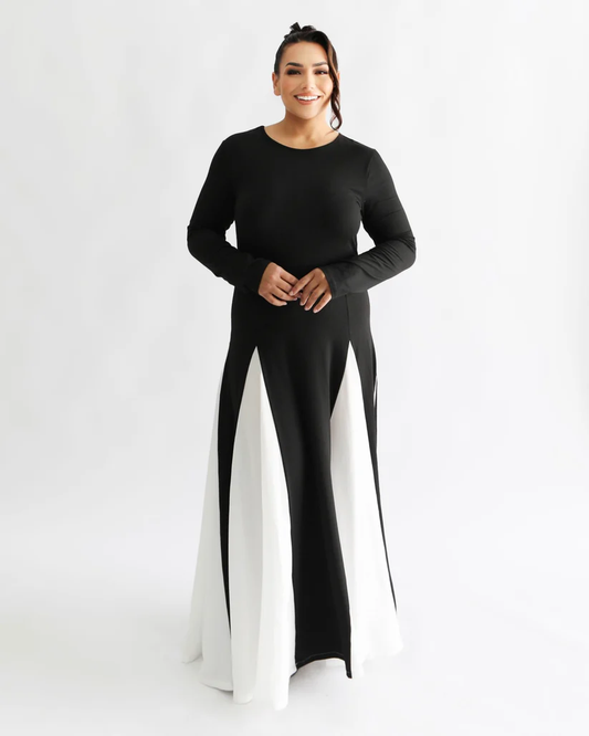 Viral Contrast Dress