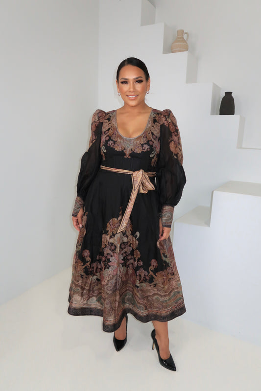 Zimmermann Illustration Midi Dress